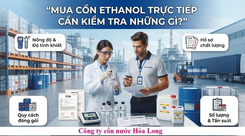 Mua Cồn Ethanol Trực Tiếp Từ Nhà Sản Xuất – Giải Pháp Nguồn Cung Ổn Định Cho Doanh Nghiệp